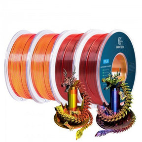 GEEETECH Silk PLA 3D Printer Filament 1.75mm, 1kg Spool,4 Rolls Bundle