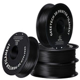 GEEETECH Silk PLA 3D Printer Filament 1.75mm, 1kg Spool,4 Rolls Bundle