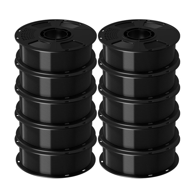 GEEETECH TPU 3D Printer Filament 1.75mm, 1kg Spool, 10 Rolls Bundle