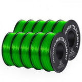 GEEETECH TPU 3D Printer Filament 1.75mm, 1kg Spool, 10 Rolls Bundle
