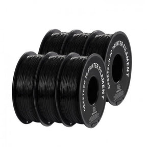 GEEETECH TPU 3D Printer Filament 1.75mm, 1kg Spool, 6 Rolls Bundle