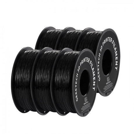 GEEETECH TPU 3D Printer Filament 1.75mm, 1kg Spool, 6 Rolls Bundle