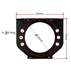 Pro B and Pro W Printer MK8 Extruder Holder