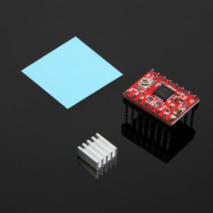 Stepper driver A4988 with heatsink and sticker