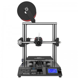 Geeetech A20 3D Printer, Integrated Metal Building Base& Modularized Extruder Wire, build Volume 250X250X250mm
