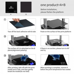 Mizar S A20 A20M A20T Magnetic Flexible Removable Printing Platform