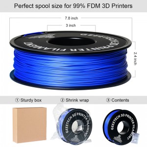 PLA Blue  3D Printer Filament 1.75mm 1kg/roll