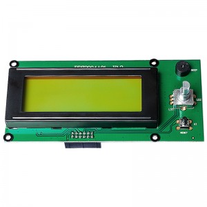 LCD 2004 Screen Display For A10 Pro/M/T with V4.1B Board, with 12 Pin LCD Cable Connector at Backside of the Screen