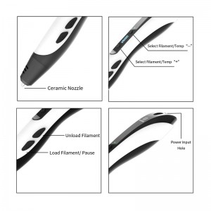 Black TG-21 3D Printing Pen