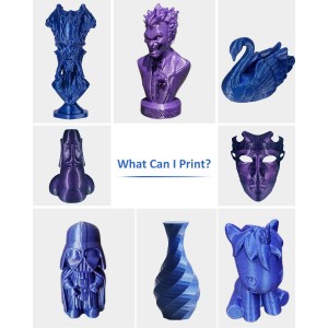 PLA  Sparkly Purple 3D Printer Filament 1.75mm 1kg/roll