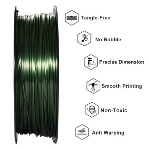 PLA Silk bronze 3D Printer Filament 1.75mm 1kg/roll