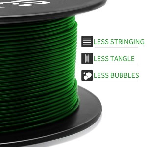 PETG Green 3D Printer Filament 1.75mm 1kg/roll