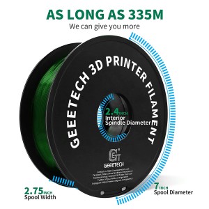 PETG Green 3D Printer Filament 1.75mm 1kg/roll