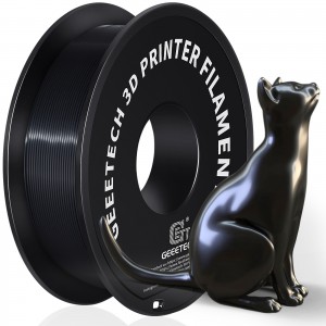 PLA Silk  Black  3D Printer Filament 1.75mm 1kg/roll