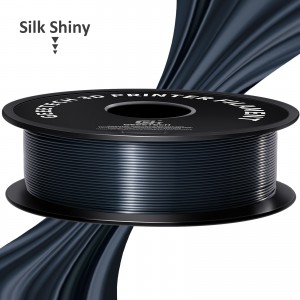 PLA Silk  Black  3D Printer Filament 1.75mm 1kg/roll