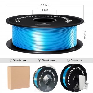 PLA  Silky Sky Blue 3D Printer Filament 1.75mm 1kg/roll