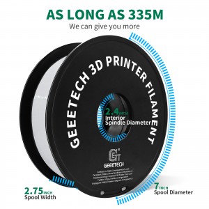 {12KG} PETG White 3D Printer Filament 1.75mm 1kg/roll