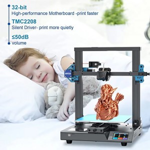 Geeetech Mizar S Auto-leveling 3D Printer, Dual Z Axis, TMC2208 Silent Drivers, Print Volume 255X255X260mm