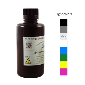 Transparent Resin, Geeetech UV 405nm Rapid Resin, Water Washable, for LCD/DLP/SLA 3D Printers, 500 ml