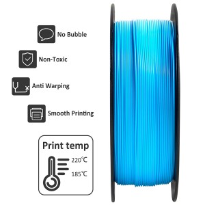 PLA Water Blue 3D Printer Filament 1.75mm 1kg/roll