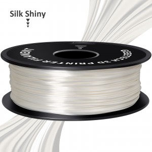 PLA Silk White  3D Printer Filament 1.75mm 1kg/roll