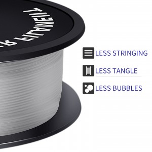 PETG Transparent 3D Printer Filament 1.75mm 1kg/roll