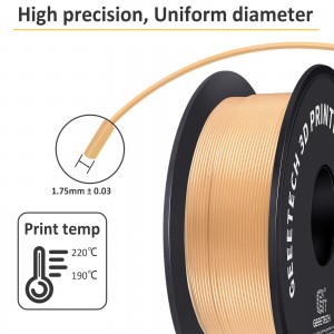 PLA Sand Gold  3D Printer Filament 1.75mm 1kg/roll