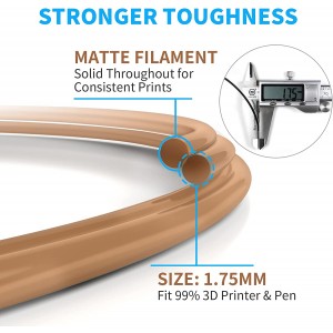 Geeetech Matte Skin color PLA, Matte PLA Filament 1.75mm 1kg/roll