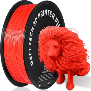 Geeetech PLA Black + White + Silver + Red,1.75mm 1kg Per Roll