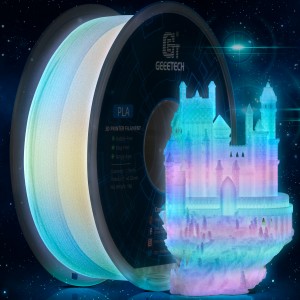 PLA Luminous Multicolor 3D Printer Filament 1.75mm 1kg/roll