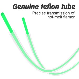 1 Meter Transparent Teflon Tube Pipe + 5pcs 2-0.4mm Nozzles, pls write a comment for your order, let us know you need the nozzle for which model printer