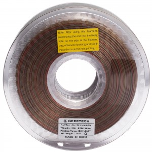 Geeetech Silk bronze rainbow PLA  1.75mm 1kg/roll
