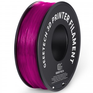 TPU Transparent Pink 3D Printer Filament 1.75mm 1kg/roll