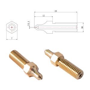 5pcs * Nozzle for Thunder 3D Printer