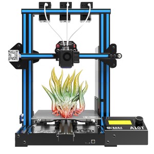 Geeetech A10T Three- Colors Printing 3D Printer, 95% Pre-assembled, Build Volume 220X220X260mm