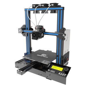 Geeetech A10T Three- Colors Printing 3D Printer, 95% Pre-assembled, Build Volume 220X220X260mm