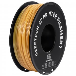 TPU Transparent Gold 3D Printer Filament 1.75mm 1kg/roll