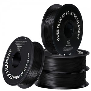 {4KG} PLA Silk Black 3D Printer Filament 1.75mm 1kg/roll