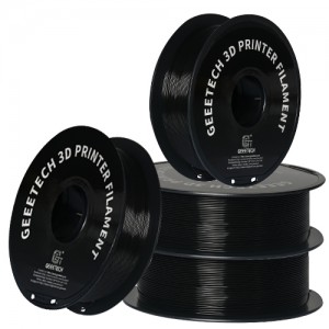 PETG Black 4rolls 4kg, 1.75mm 1kg/roll