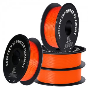PETG Orange 4 rolls 4kg, 1.75mm 1kg/roll