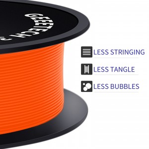 PETG Orange 3D Printer Filament 1.75mm 1kg/roll