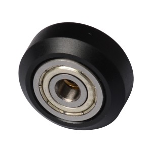 10 pcs x Rubberized Bearing Pulley