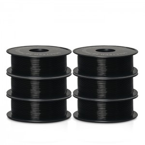 {6KG}PLA Black 3D Printer Filament 1.75mm 1kg/roll