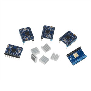 5pcs A4988 Stepstick Stepper Motor Driver Module with Heat Sink for 3D Printer