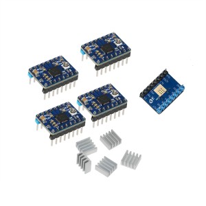5pcs A4988 Stepstick Stepper Motor Driver Module with Heat Sink for 3D Printer