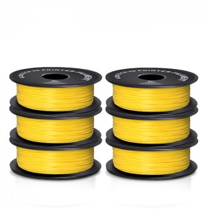{6KG}PLA Yellow 3D Printer Filament 1.75mm 1kg/roll