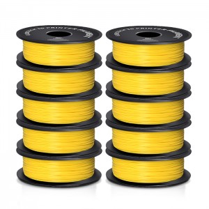 {10KG}PLA Yellow 3D Printer Filament 1.75mm 1kg/roll