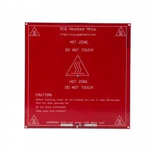 MK2A PCB Heatbed 3D Printer Parts/216*216*2mm