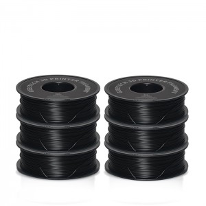 {6KG} PETG Black 3D Printer Filament 1.75mm 1kg/roll