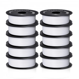 {10KG} PETG White 3D Printer Filament 1.75mm 1kg/roll